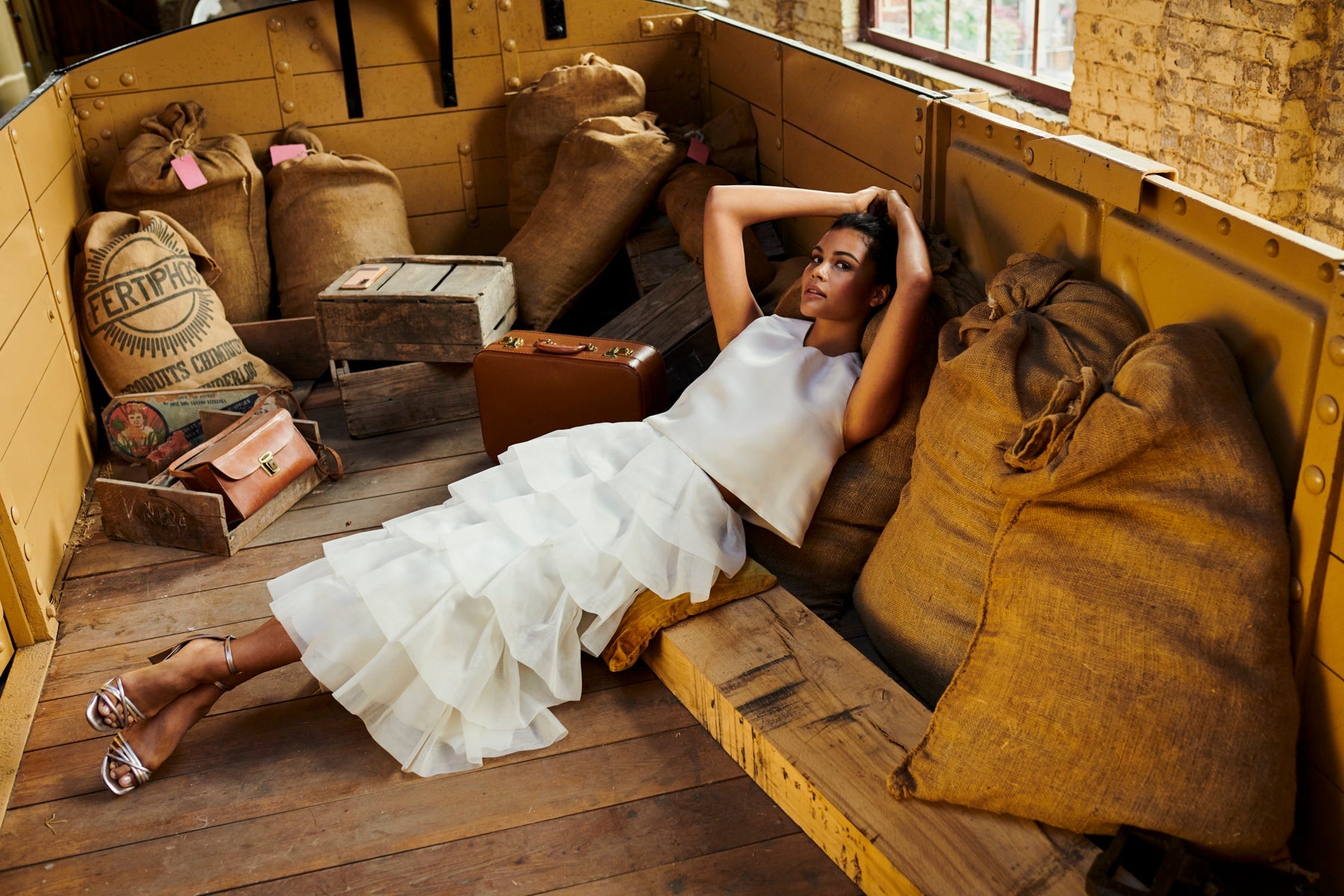 Ensemble de mariée deux pièce - Atelier Valentine Avoh Bruxelles